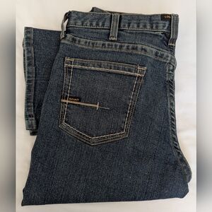 Like New! Ariat Men's Blue Straight Leg M5 Rebar Jeans Size 36x32